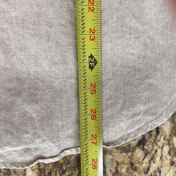 Spencer Tyler Beige Linen Long Sleeve Button Down Shirt size XL - Picture 8 of 8